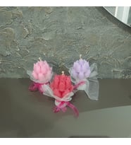 El Yapımı Dekoratif Mum Koleksiyonu- Lale