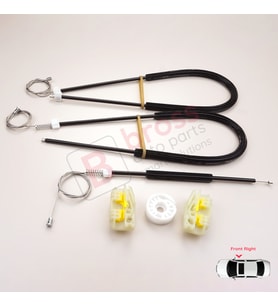 Seat Ibiza MK4 6J8 6P8 6J5 6P1 2008-2017 5-Kapı 6J4837402 İçin Elektrikli Ön Sağ Cam Kriko Tamir Seti