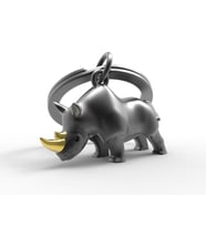 Metalmorphose Rhino Anahtarlık (Siyah)