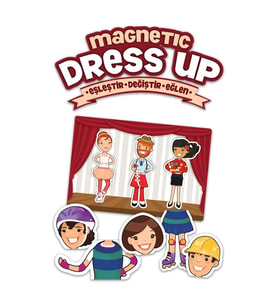 MD174 KS, Magnetic Dress Up - Eşleştir・Değiştir・Eğlen / +3 yaş