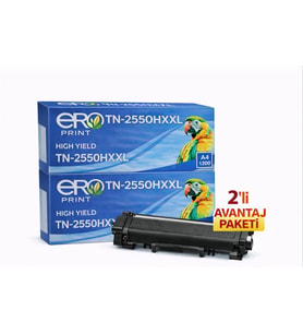 BROTHER MFC L2806DW Muadil Toner - 9000 Sayfalık - 2'li Avantaj Paket