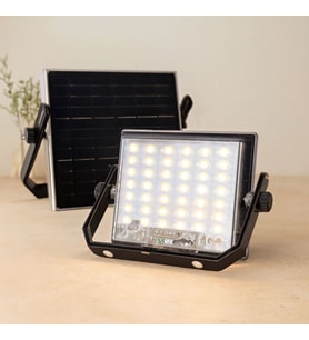 100W Güneş Enerjili LED Işık (Solar) - Dış Mekan & Kamp
