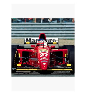 Jean Alesi 1992 F1 Arabasıyla Tablo Ahşap Poster Dekoratif