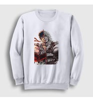 Presmono Unisex Beyaz Ryu And Ken Oyun Street Fighter Sweatshirt 326767tt