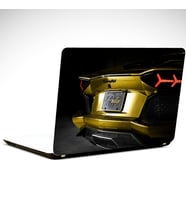 Lamborghini Sarı Laptop Sticker 14 inch (35X26CM)
