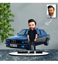 Kişiye Özel Karikatür Arabalı Karikatür Biblo b25