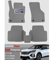 Peugeot 2008 Benzinli (2020-2025) Uyumlu EVA Paspas Tam Set–Araca Özel Kesim,Kaymaz,Kolay Montaj