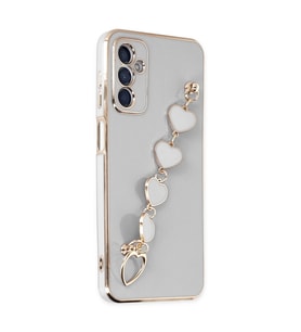 Samsung Galaxy A14 4g Kılıf Esila Silikon - Beyaz
