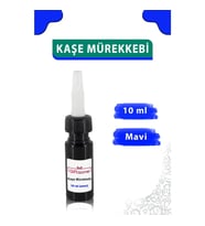 10 ml Kumaş Mürekkebi, Kıyafet Kaşesi, Elbise Kaşesi, Okul Kaşesi Yedek Mürekkep 1 Adet - MAVİ