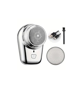 Mini Shaver Sıfır Sakal Taşınabilir Şarjlı Tıraş Makinesi IPX6 Korumalı GO-53-vice 00523