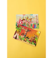 Okul Öncesi Başlangıç Yapboz Canım Ailem Ve Kızılderili Ahşap Puzzle Set