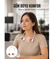 Northcity Katlanabilir Boyun Fanı - USB Şarjlı 3 Vitesli Sessiz Mini Fan