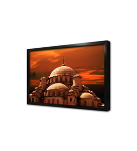 Gün Batımı İstanbul Çerçeveli Mdf Tablo