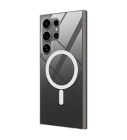 Galaxy S24 Ultra Kılıf Kamera Korumalı Magsafe Sert PC Porto Kılıf (Renksiz)