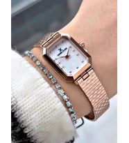 Daniel Klein Premium Kare Kadın Kol Saati 21 mm (Rose)