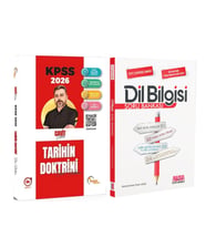 Doktrin Yayınları 2026 KPSS Tarihin Doktrini ve AKM Dil Bilgisi Soru Bankası Seti 2 Kitap