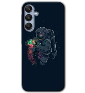 Galaxy A25 Kılıf HD Desen Baskılı Kılıf - Astronot Kıyafeti