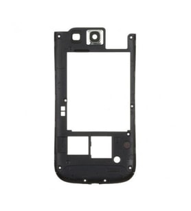 Samsung Uyumlu Galaxy S3 İ9300 Arka Kapak Çerçevesi Siyah 