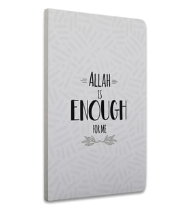 Sert Kapak Defter Allah is Enough For Me