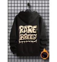 Rare Breed Grafiti Baskılı Unisex Oversize Sweatshirt (Siyah)