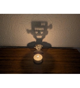 Cadılar Bayramı Minik Led Mumluk 12CM modelx