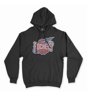 Houston Rockets Siyah Kapşonlu Sweatshirt Hoddie