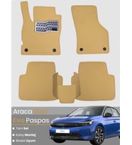 OPEL CORSA F BENZİNLİ (2019-2025) Uyumlu EVA Paspas Tam Set–Araca Özel,Kolay Montaj,Oto Paspas