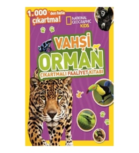 National Geographic Kids Vahşi Orman Çıkartmalı Faaliyet Kitabı