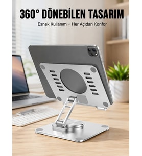 Çift Eksenli Ayarlanabilir Tablet Destek Standı Yeni Nesil