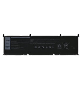 Dell G16 7630 ile Uyumlu Notebook Bataryası Pili 3 Cell 56WH (Siyah)