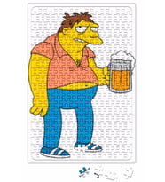 Personagem Dos Simpsons Puzzle 240 Parça Yapboz