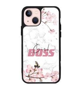iPhone 13 Uyumlu Sakura Girl Boss Tasarımlı Glossy Telefon Kılıfı