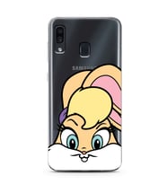 Samsung Galaxy A20/A30 Uyumlu Lola Bunny Desenli Şeffaf Telefon Kılıfı