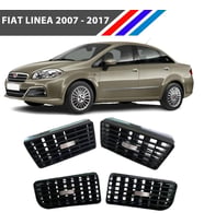 Fiat Linea Havalandırma Izgarası 4 Adetli Set Krom Düğmeli