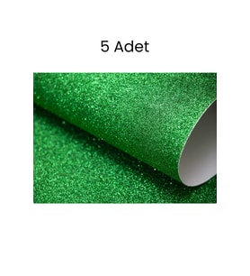 Simli Fon Kartonu 50x70 Yeşil