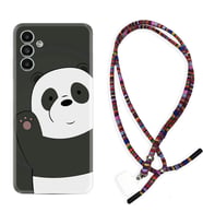 Samsung A23 A31 A32 A50 A51 A52 A53 A70 Kılıf Boyun Asklı Rasta Silikon Hello Panda 1709