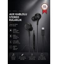 Torima Kablolu Kulaklık Type-C Girişli Kulak İçi Kulaklık S11+ Siyah