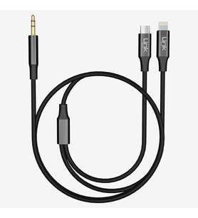 A204 2'si 1 Arada Ses Kablosu Type-C ve Lightning'ten 3.5mm Çıkış