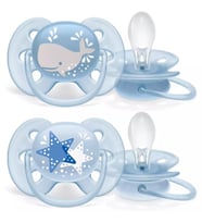 Philips Avent Ultra Soft Emzik 6-18 Ay 2li Erkek SCF223/03
