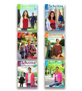 Schritte International Neu 1 ( A1.1 ) + Schritte International Neu 2 ( A1.2 ) + Schritte International Neu 3 ( A2.1 ) + Schritte International Neu 4 ( A2.2 ) + Schritte International Neu 5 ( B1.1 ) + Schritte International Neu 6 ( B1.2 )
