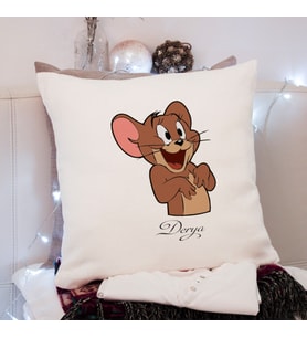 Jerry Tasarımlı Yastık Kişiye Özel