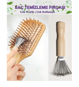 1 adet Saç Temizleme Fırçası Taşınabilirt Tarak