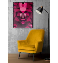 Çerçeveli Tablo Dekorasyon  Squid Game Pano Sticker Ev Dekoru Tekli Çerçeve (Siyah)