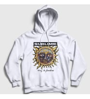 Presmono Unisex Beyaz 40oz To Freedom Sublime Kapüşonlu Sweatshirt 541280tt