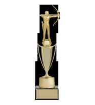 ODAK KUPA - Figürlü Kupalar - Okçu Figürlü Kupalar FG-040 B - 37 cm