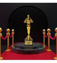 BELLA DAVETİYE VE DENOW AJANS MATBAA -  Yılın En İyi Abisi Oscar Ödül Kupası Gold Hediyelik
