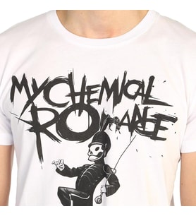 Bant Giyim - My Chemical Romance Beyaz Erkek T-shirt Tişört