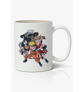 Naruto Sezon 1 Temalı  Anime Baskılı Beyaz Porselen Kupa Bardak