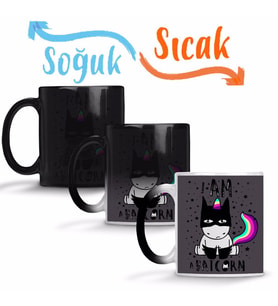 Unicorn Batcorn 04 Sihirli Kupa Bardak Porselen