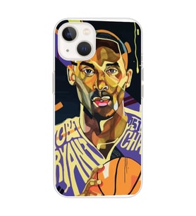 Iphone 14 Uyumlu Kobe Bryant Tasarımlı Şeffaf Telefon Kılıfı